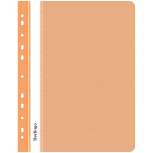 Папка-скоросшиватель Berlingo, А4 формат, 180 мкм, оранжевая, с перфорацией