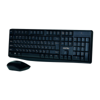 Беспроводной набор Smartbuy ONE207295AG, клавиатура+мышь, USB, черный