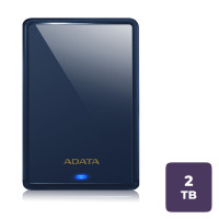 Жесткий диск 2 TB, Adata HV620S, 2.5", USB 3.2, HDD, синий