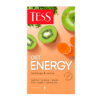 Шай Tess Get Energy, оолонг шайы, 20 қалташа