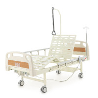 Кровать медицинская KZMED 204E-ABS, размер 2020*960*870 мм, белая