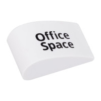 Өшіргіш OfficeSpace Small Drop, жиегі қиғашталған, 38*22*16 мм, ақ, баға бір дана үшін