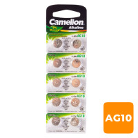 Батареялар Camelion Alkaline AG10-BP10, 1,5 V, қаптамада 10 дана, баға бір қаптамасы үшін