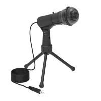 Микрофон настольный Ritmix RDM-120, 1,8 м, черный