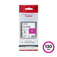 Картридж оригинальный Canon PFI-102M для imagePROGRAF-iPF500/600/700/710, пурпурный