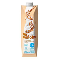 Молоко гречневое Nemoloko, классический лайт, с кальцием и витамином В2, 1 литр, 1,5%, тетрапакет