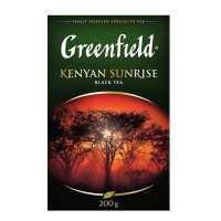 Чай Greenfield Kenyan Sunrise, черный, 200 гр, листовой