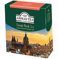 Шай Ahmad Classic Black Tea, қара шай, 100 қалташа