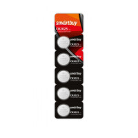 Батарейки Smartbuy дисковые CR2025 DL2025, 3V, литиевые, 5 шт./уп, цена за упаковку