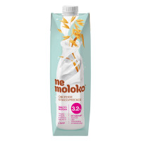 Молоко овсяное Nemoloko, классический 1 литр, 3,2%, тетрапакет