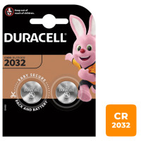 Батарейки Duracell дисковые CR2032, 3V, 3,2 *20 мм, 2 шт./уп., цена за упаковку