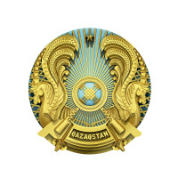 Государственный Герб Республики Казахстан, диаметр 0,5 м