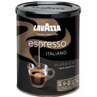 Ұнтақталған кофе Lavazza Caffe Espresso, орташа қуырылған, 250 гр