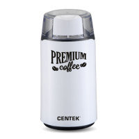 Кофемолка Centek CT-1360, электрическая, вместимость 45 г, белая