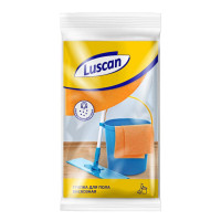 Салфетка для пола Luscan, вискоза, размер 50*60 см, оранжевая