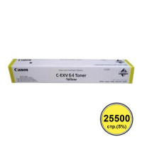 Тонер-картридж оригинальный Canon C-EXV 64 для IR-C3922i/3926i/3930i, жёлтый
