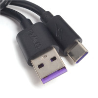 Интерфейсный кабель Awei Type-C CL-110T, USB - Type-C, 1 м, черный