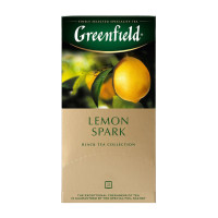 Шай Greenfield Lemon Spark, қара шай, 25 қалташа