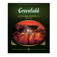 Чай Greenfield Kenyan Sunrise, черный, 100 пакетиков