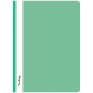 Папка-скоросшиватель Berlingo, А4 формат, 180 мкм, зеленая