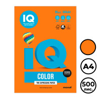 Бумага IQ Color Intensive, А4, 80 г/м2, 500 листов, оранжевая