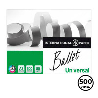Бумага Ballet Universal, А3, 80 гр/м2, 500 листов в пачке