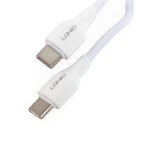 Интерфейсный кабель Ldnio LC121-C, Type-C - Type-C, 1 м, белый
