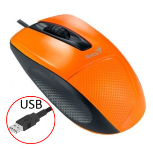 Mouse Optical, DX-150, USB, Orange,Hanger, G5, Genius.