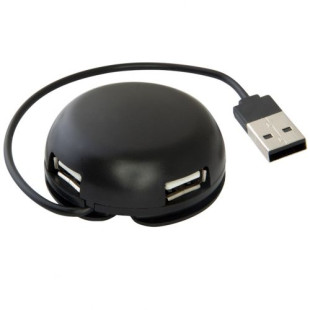 Расширитель USB, Defender Quadro Light, 4 порта, USB 2.0, черный
