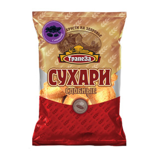 Сухари сдобные Трапеза 