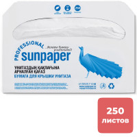 Бумажные прокладки на унитаз Sunpaper Professional, 250 листов