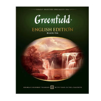 Чай Greenfield English Edition, черный, 100 пакетиков