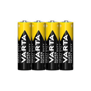 Батарейки Varta SUPERLIFE Mignon пальчиковые AA R6, 1.5V, 4 шт./уп, цена за упаковку, в пленке