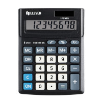 Калькулятор настольный Eleven Business Line CMB801-BK, 8 разрядов, 102*137*31 мм, черный