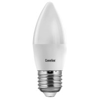 Лампа светодиодная Camelion LED7-C35/830/E27, 7 Вт, 3000К, теплый белый свет, E27, форма свеча