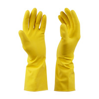 Перчатки для уборки Vega, 1 пара, размер XL, желтые