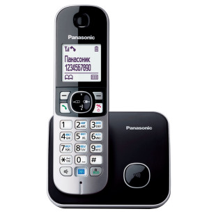 Dect телефон Panasonic KX-TG6811RUB, черный