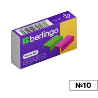 Степлерге арналған қапсырмалар Berlingo №10, түрлі-түсті