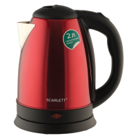Электрический чайник Scarlett SC-EK21S76, 2 л, стальной, красный