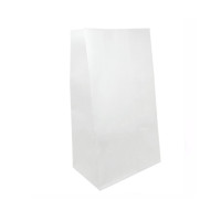 Пакет бумажный, без ручек, размер 22*12*29 см, белый