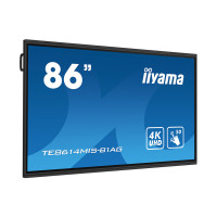 Интерактивная панель iiyama TE8614MIS-B1AG, 86", 4K, сенсорная, черная
