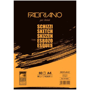 Альбом для эскизов и зарисовок А4, Fabriano 