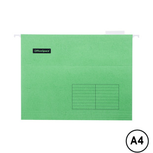 Папка подвесная OfficeSpace, А4 формат, зеленая
