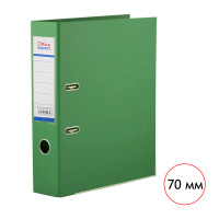 Папка-регистратор Office-Expert.kz, А4, ширина корешка 70 мм, зеленая