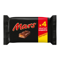 Шоколад батончиктері Mars Мультипак, 4 дана/қапт, 160 гр