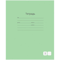 Тетрадь ученическая зеленая ArtSpace 