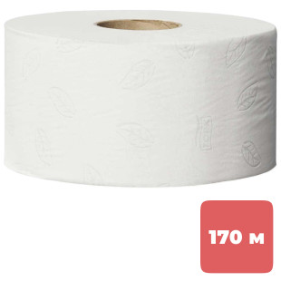 Туалетная бумага в мини-рулонах Tork Advanced, 170 метров, 2-х слойная, белая