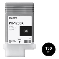 Картридж оригинальный Canon PFI-120BK imagePROGRAF TM-200/205/300/305, черный, 130 мл