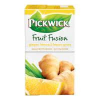 Шай Pickwick Fruit Fusion, шөп шай, зімбір және лемонграсс, 20 қалташа