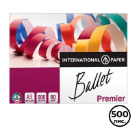 Бумага Ballet Premier, А3, 80 гр/м2, 500 листов в пачке